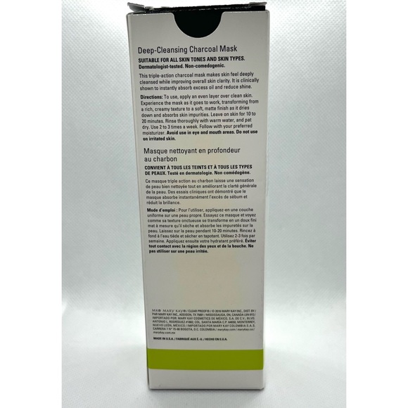 NEW IN BOX Mary Kay Clearproof Deep Cleansing Charcoal Mask - Picture 4 of 4